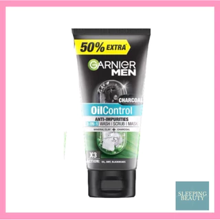 [ร้านเปิดใหม่ ของแท้จากโรงงานจ้า]Garnier men scrub in foam การ์นิเย่ เมน สครับ อิน โฟม สิว