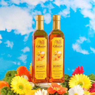 น้ำผึ้งจากเกสรดอกลำไย12ขวดแถม1ขวด ตราเกษร