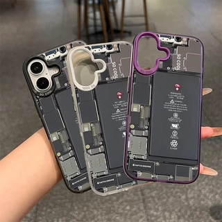 ส่งจากไทย กันกระแทก รุ่นเย็น กรณีโทรศัพท์ซิลิโคนนุ่ม iphone 7 8P XR XS X 13 12 14 15Pro Max เคส ไอโฟน11 แผนภาพส่วน