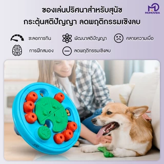 MOMOVIDA ของเล่นสัตว์เลี้ยง ของเล่นสุนัขฝึกทักษะ IQ ใส่อาหารได้ บริหารสมองสุนัข DT-2
