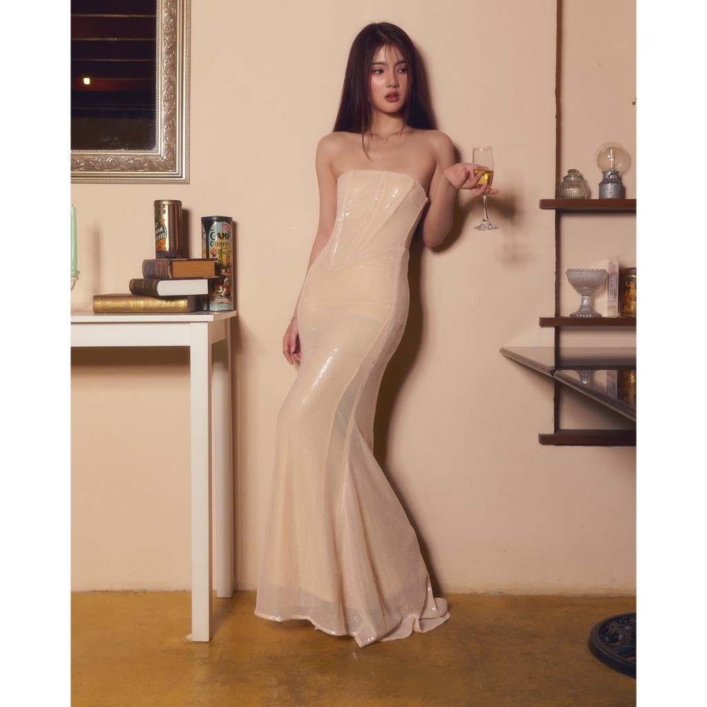 Fabrique.co - Corset Dress ชุดเซ็ท ชุดออกงาน ชุดไปงานแต่ง เดรสไปงานแต่ง เดรสออกงาน แฟชั่นผู้หญิง คอร์เซท เดรสเกาะอก