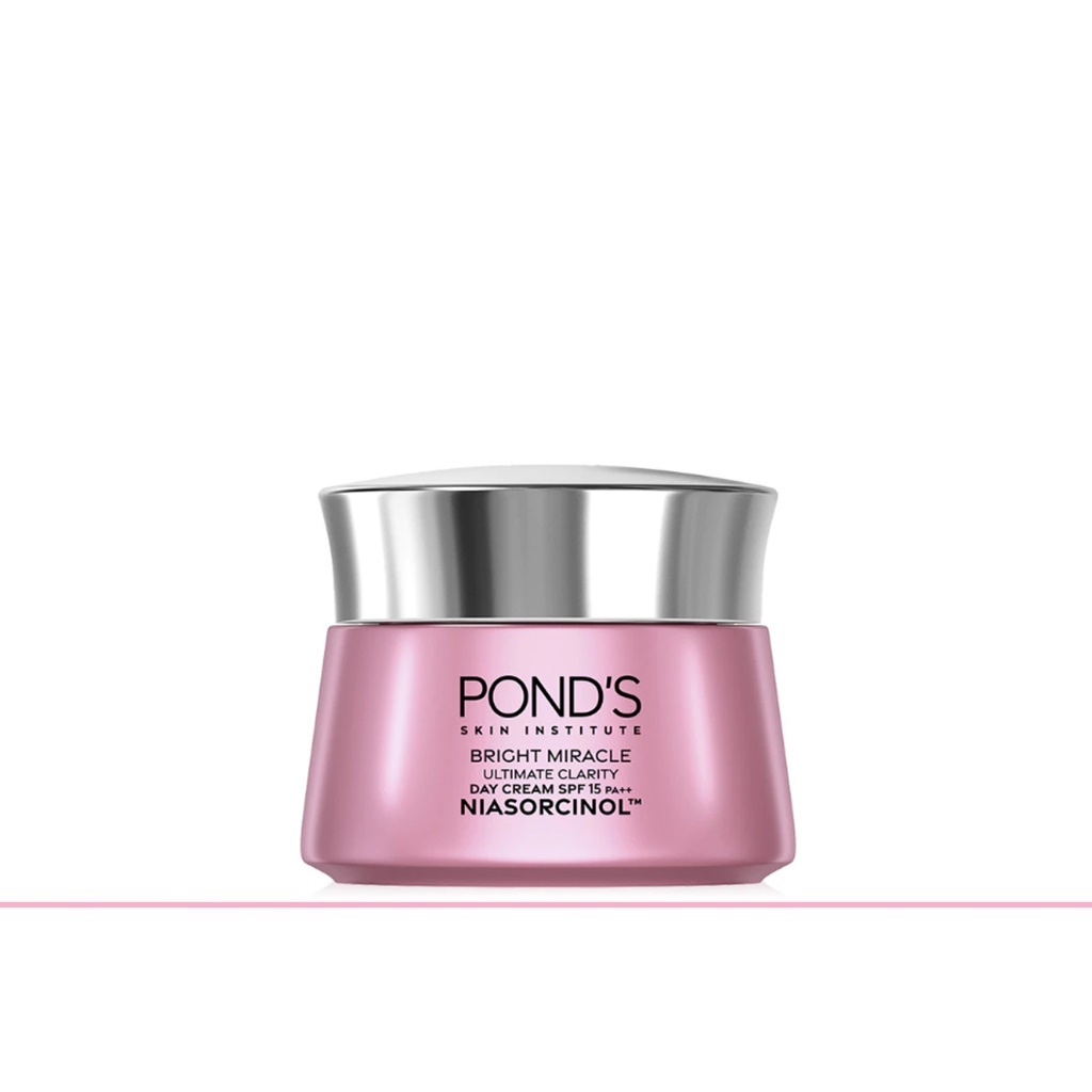 Pond's Bright Miracle Day Cream Niasorcinol 45g พอนด์ส ไบร์ท มิราเคิล ไนอาร์ชอร์ซินอล (1 กระปุก)