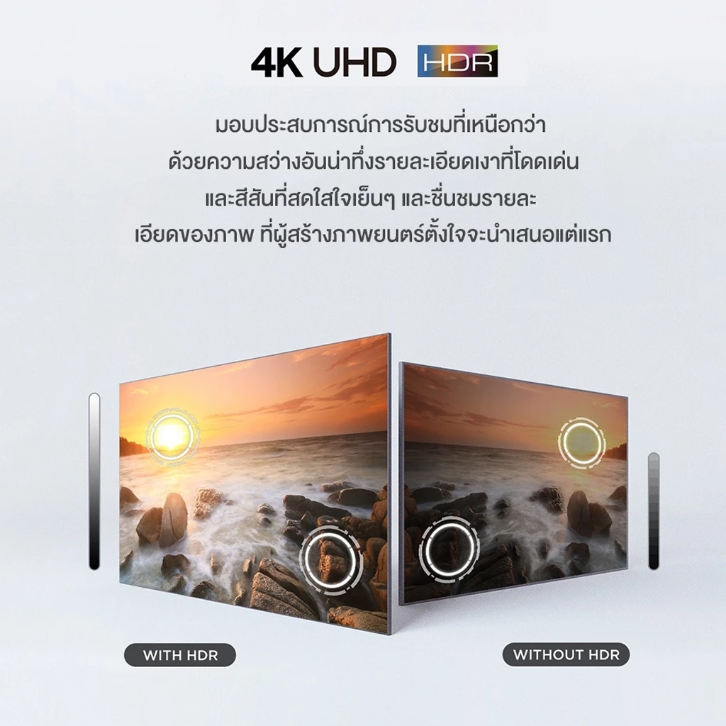 ทีวี 43 นิ้ว 32 นิ้ว Smart TV 50 นิ้ว WiFi 4K โทรทัศน์ 43 นิ้ว สมาร์ททีวี Android TV HDR10+ - รูปที่ 6