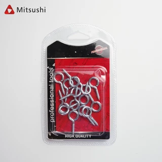 Mitsushi ตะขอเกลียว เบอร์3-5 ตะขอตัวc ตัว O สกรูเกลียวปล่อย ตะขอตัวซี