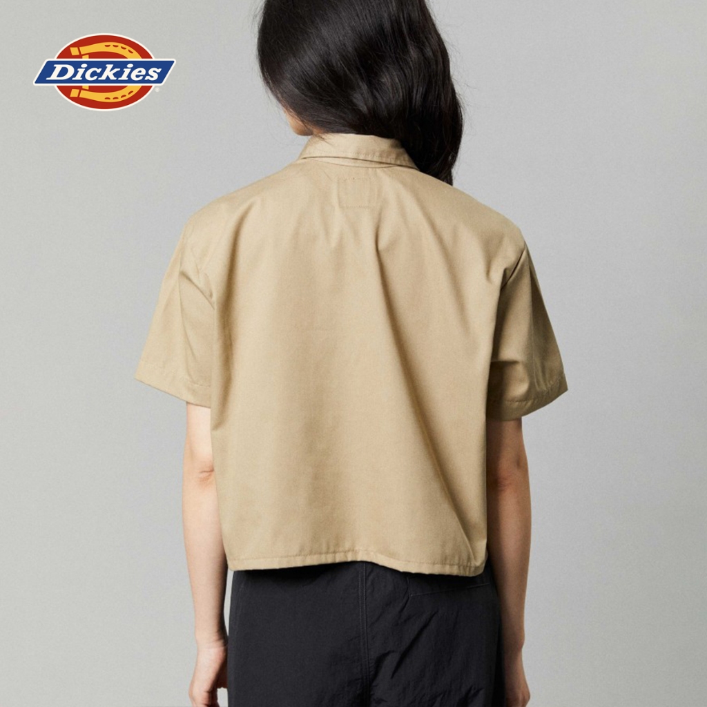 DICKIES WOMENS SHIRTS SS – KHAKI – เสื้อเชิ้ตแขนสั้น ผู้หญิง ราคา ถูกที่สุด ดีลบีเคเค แกลเลอรีภาพที่ 2