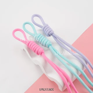 ส่งด่วน ส่งไว เชือกพาราคอตถักเกลียว DIY ทำพวงกุญแจ ร้อยจี้ ร้อยชาร์ม ห้อยมือถือ กระเป๋า งานประดิษฐ์
