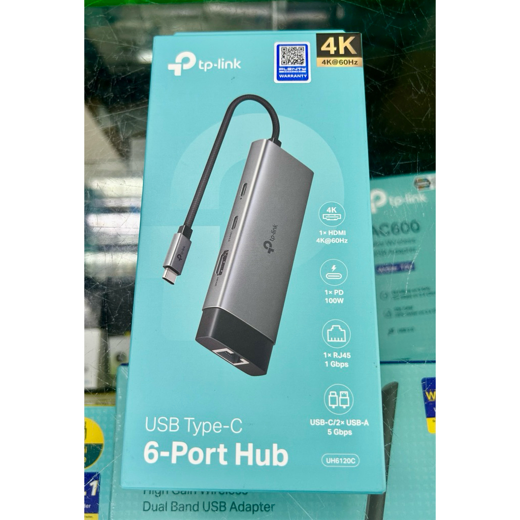 UH6120C(UN) USB Type-C 6-Port Hub TP-Link ยูเอสบี ซี ฮับ ออกใบกำกับภาษีได้
