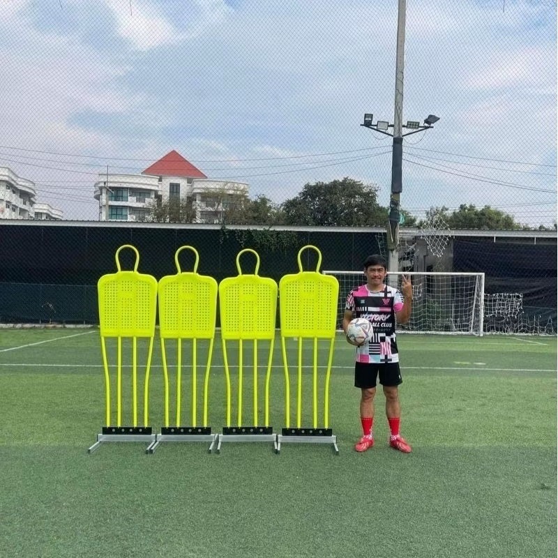 หุ่นกำแพง ฝึกซ้อมฟุตบอล victory ปักพื้นได้ หรือ วางตั้งบนฐานเหล็ก สูง 175 cm ราคา ถูกที่สุด ดีลบีเคเค แกลเลอรีภาพที่ 5