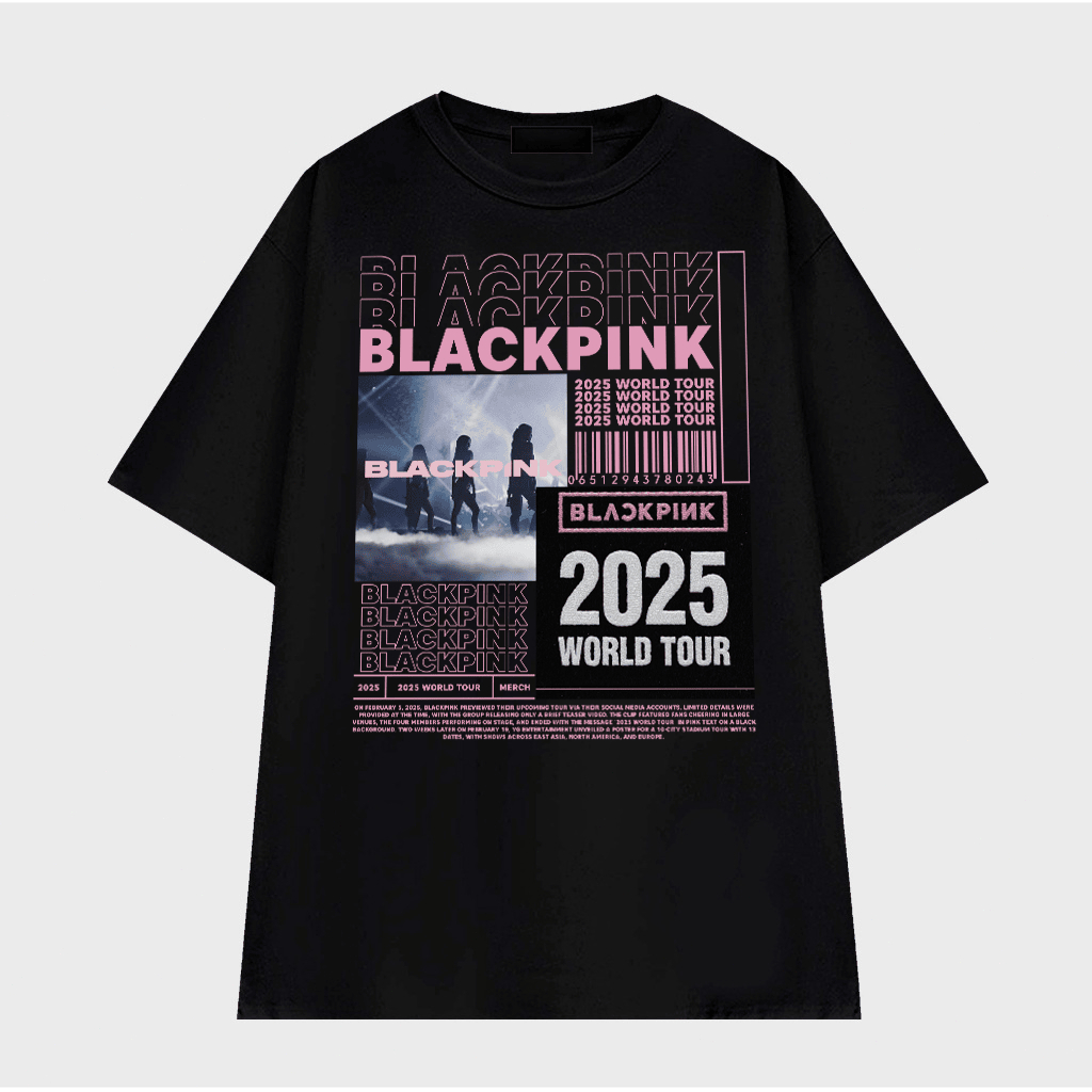 Black Pink World Tour 2025 Shirt,LISA JENNIE ROSE JISOO Kpop Fan Shirt, Kpop Merch Shirt, Korea Musi