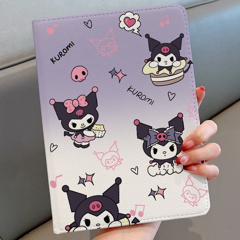 24 ชั่วโมง เคสป้องกัน iPad Kuromi pro11หมุนได้ 360° Air8 Gen10 เหมาะสำหรับรุ่น gen12 gen11 purple ราคา ถูกที่สุด ดีลบีเคเค แกลเลอรีภาพที่ 2