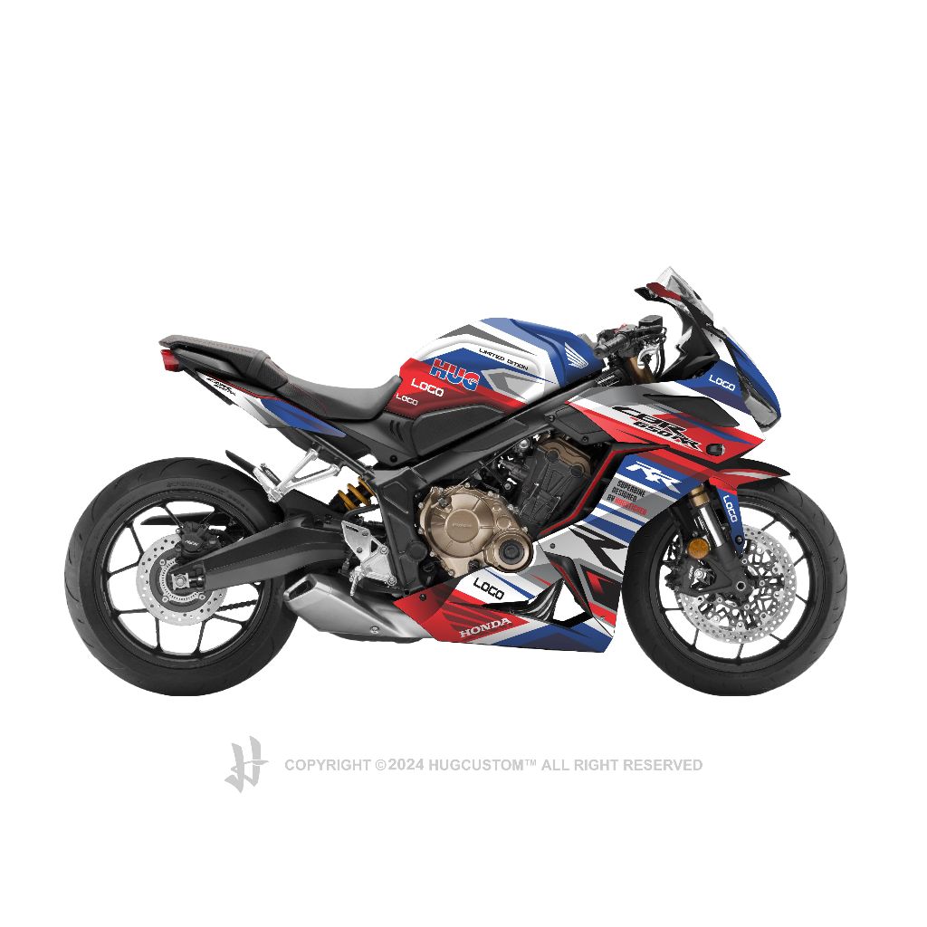 Hugsticker สติ๊กเกอร์ CBR650R ลาย RR