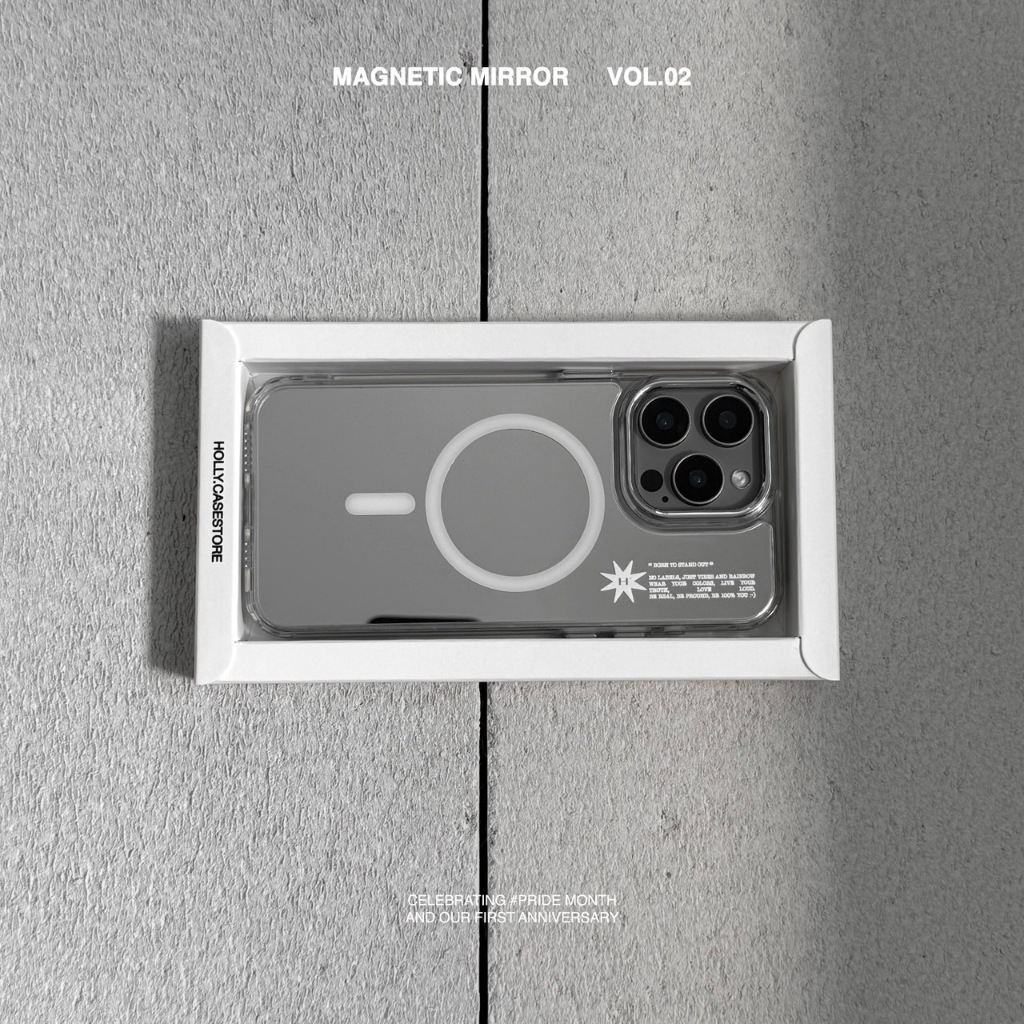 HOLLY.CASESTORE เคสไอโฟน (11-17SERIES) METALLIC—MIRROR case VOL.3 🪩📄 เคสกระจกสกรีน (basic/magnetic) กันกระแทก