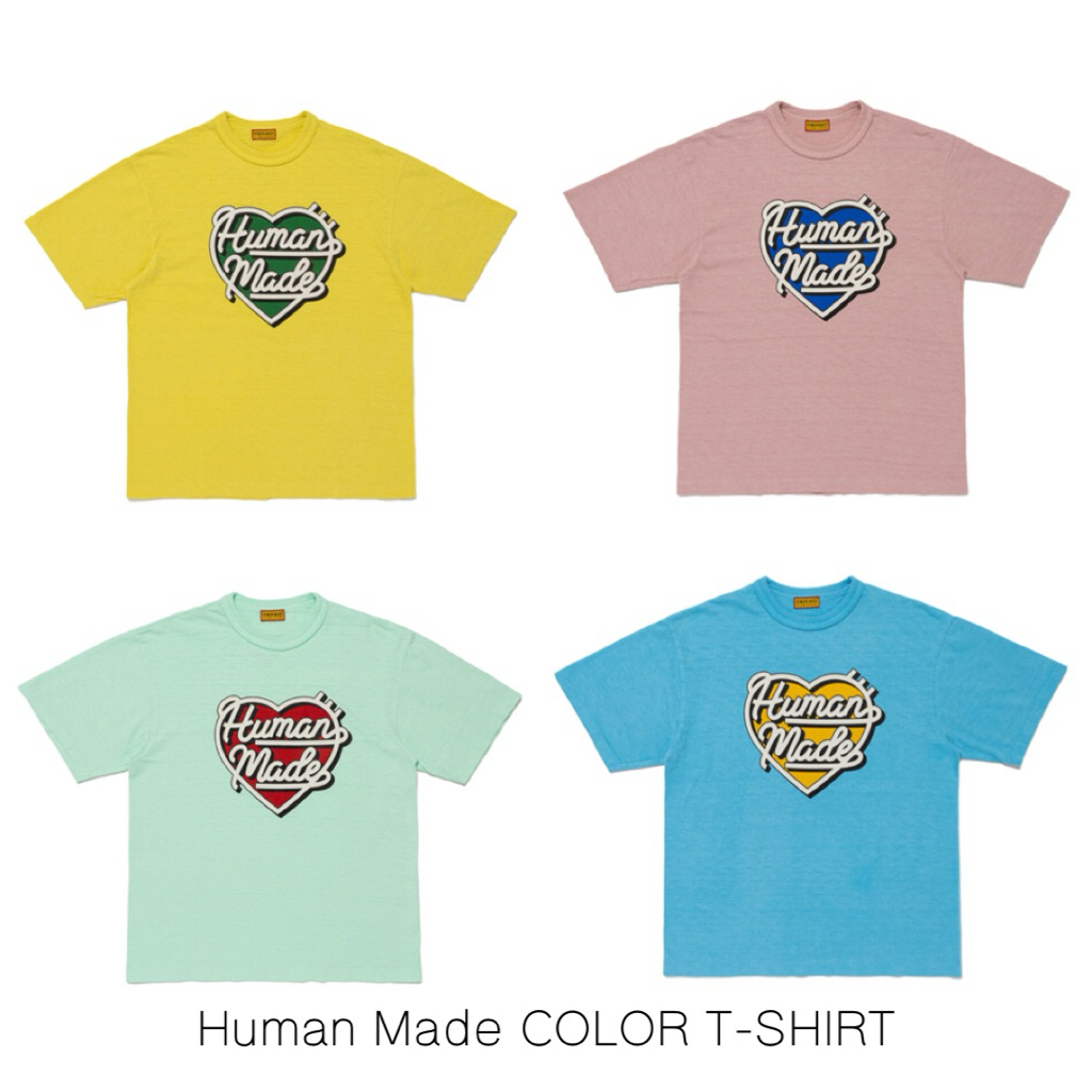 💚พร้อมส่ง💚 เสื้อยืด Human Made COLOR T-SHIRT (HM29CS032)