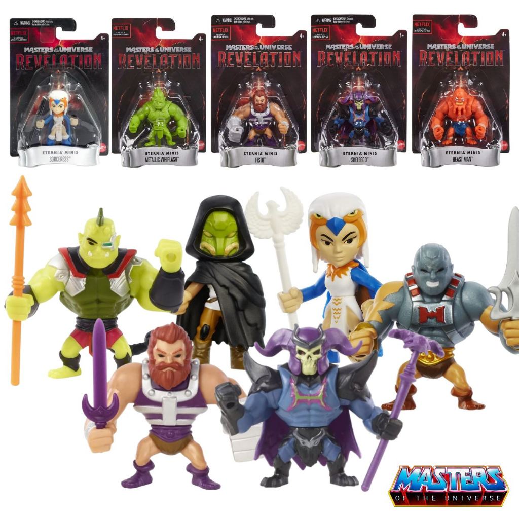 (เลือกแบบได้) Masters of the Universe Revelation - Eternia Minis ของเล่นฟิกเกอร์จิ๋ว ลิขสิทธิ์แท้ Mattel HBR81 #