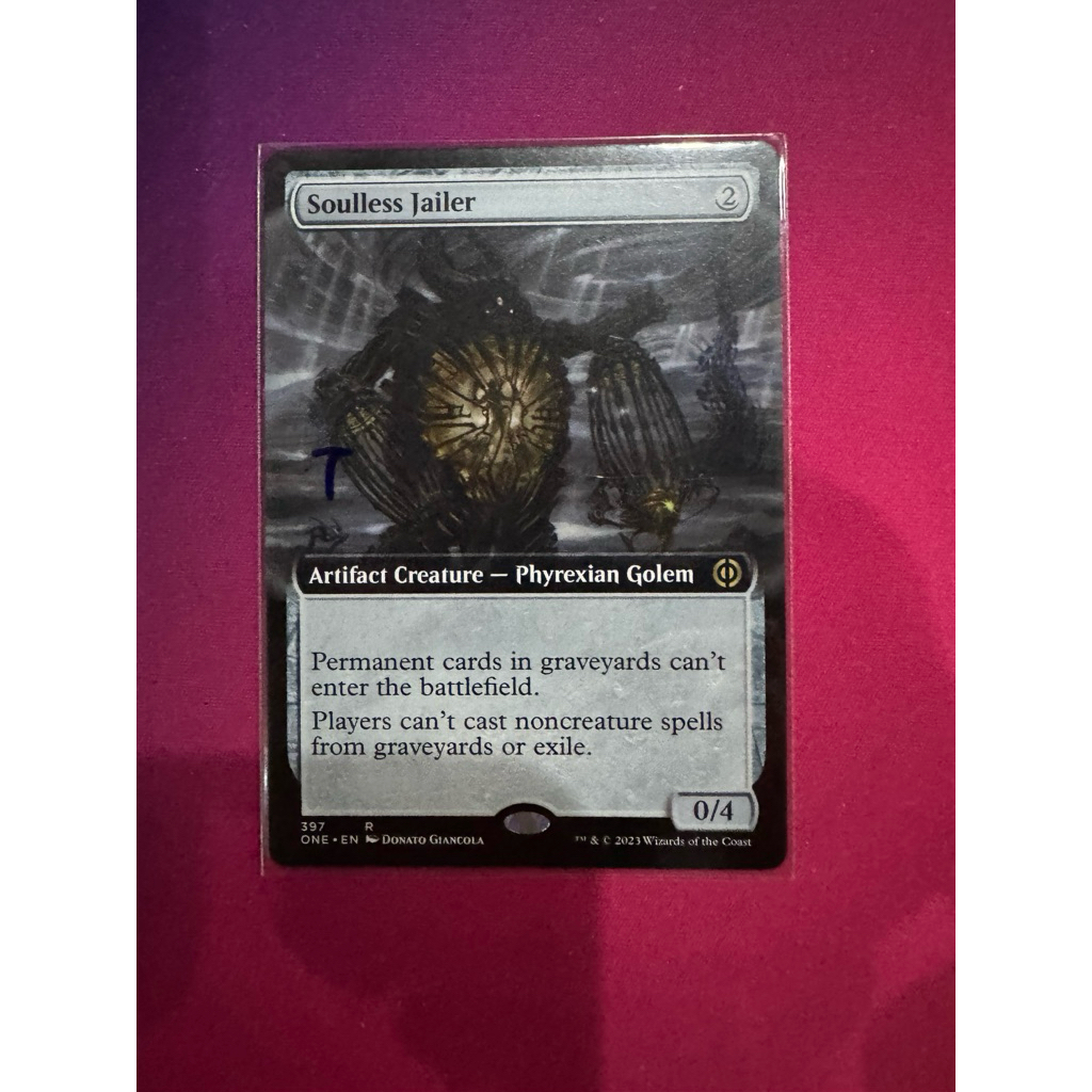 MTG Phyrexia: All Will Be One Variants: Soulless Jailer (Extended Art)