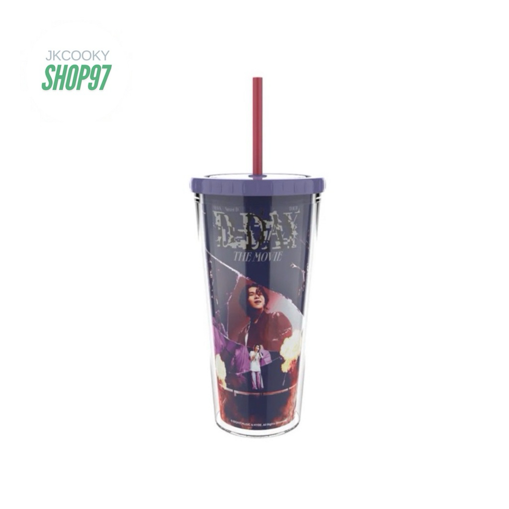 พร้อมส่ง D-Day The Movie Tumbler Cup SUGA Agust D แก้วยุนกิ แก้วน้ำ D DAY