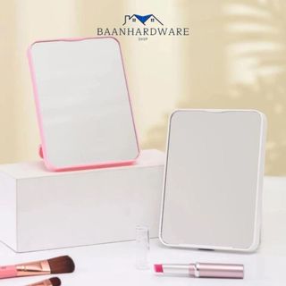 BAANHARDWARE กระจกตั้งโต๊ะ มีให้เลือก 3 สี แบบพกพา แบบพับเก็บได้ เรียบง่ายและทันสมัย แข็งแรงทนทาน ER-U042