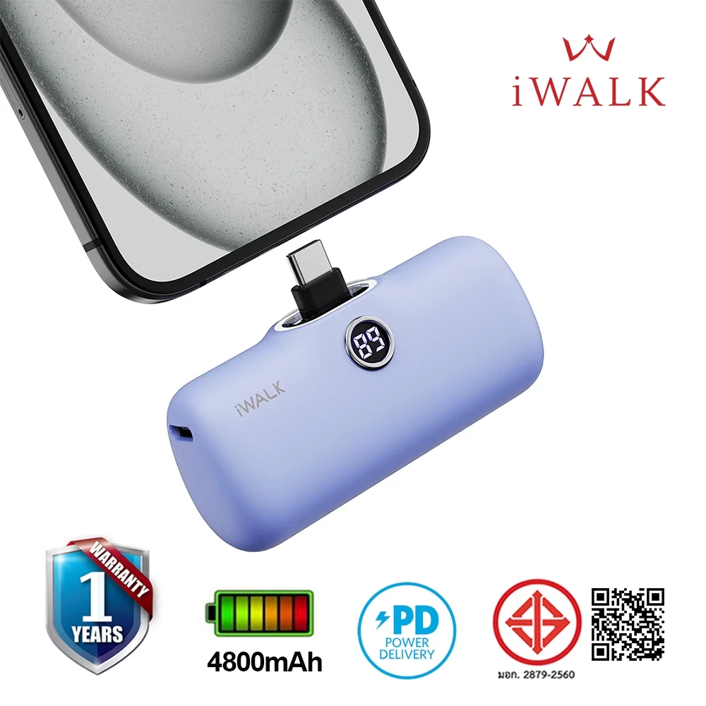 iWALK LinkPod Pro5000 PCแบตสำรองไร้สายแบบชาร์จเร็วหัวTypeCใช้ได้กับ iPhone16,15และสมาร์ทโฟนแอนดรอยด์ thumbnail 4