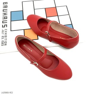 HaloBangkok รองเท้า Flat Shoes หนัง Pu Leather รุ่น LA29969