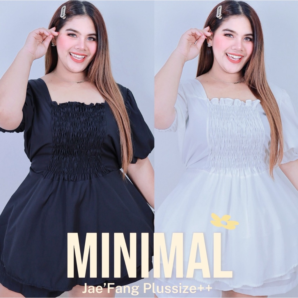 [ ส่งฟรี 🔥 ] A303/A304 เสื้อสม็อคอก ลายสก็อต/สีพื้น เสื้อสาวอวบ ไซส์ใหญ่ แฟชั่นสาวอวบ แฟชั่นพลัสไซส์