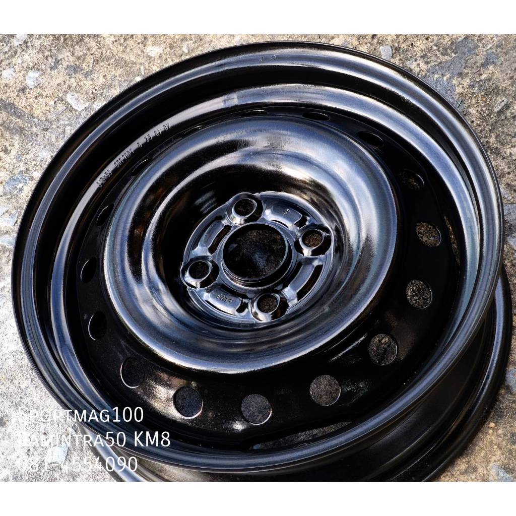 กระทะล้อ Toyota Suzuki Mazda ขอบ15นิ้ว 4รู100 CB54.1(ราคาต่อ 1วง)