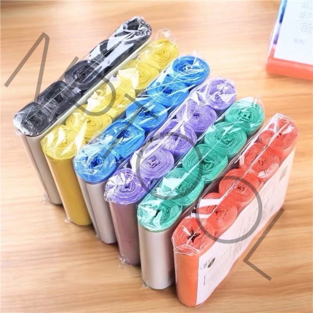 NP-110 ถุงขยะแบบม้วน แพ็ก 75 ใบ (5ม้วน) ถุงขยะ ถุงขยะพกพา ถุงขยะแบบฉีก