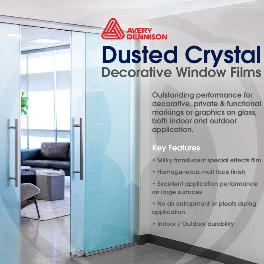 Avery Dennison สติ๊กเกอร์ฝ้าตกแต่งภายใน ขายแบ่งตัดเป็นเมตร ตามหน้ากว้างของฟิล์ม