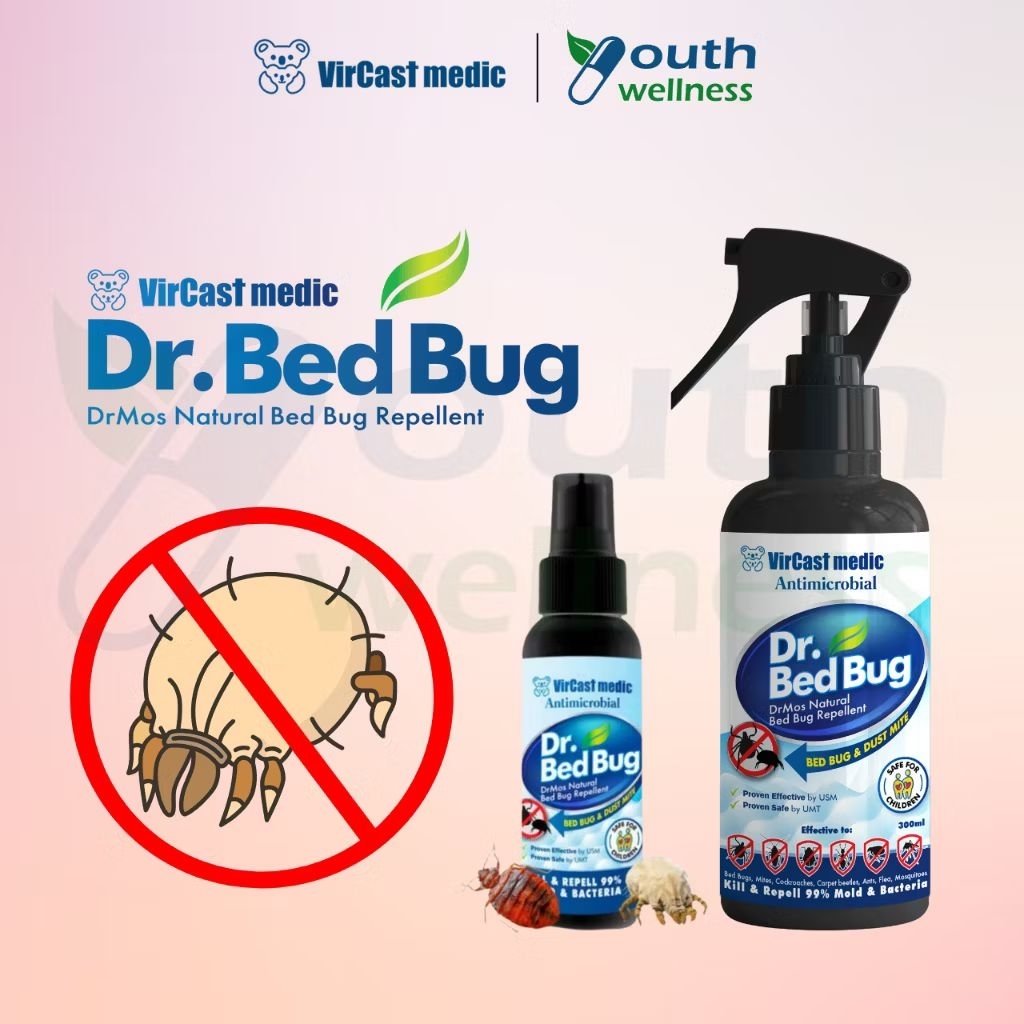 Dr.bed bug สเปรย์กำจัดไรฝุ่น ตัวเรือด