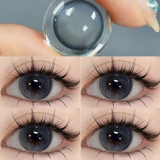 MIDROO[-1.00~-8.00]【COD】คอนแทคเลนส์บิ๊กอาย สีกาแฟนมเกาลั 🍭Buttered Bean lens🍭  -14.2mmขนาดมินิ Monthly