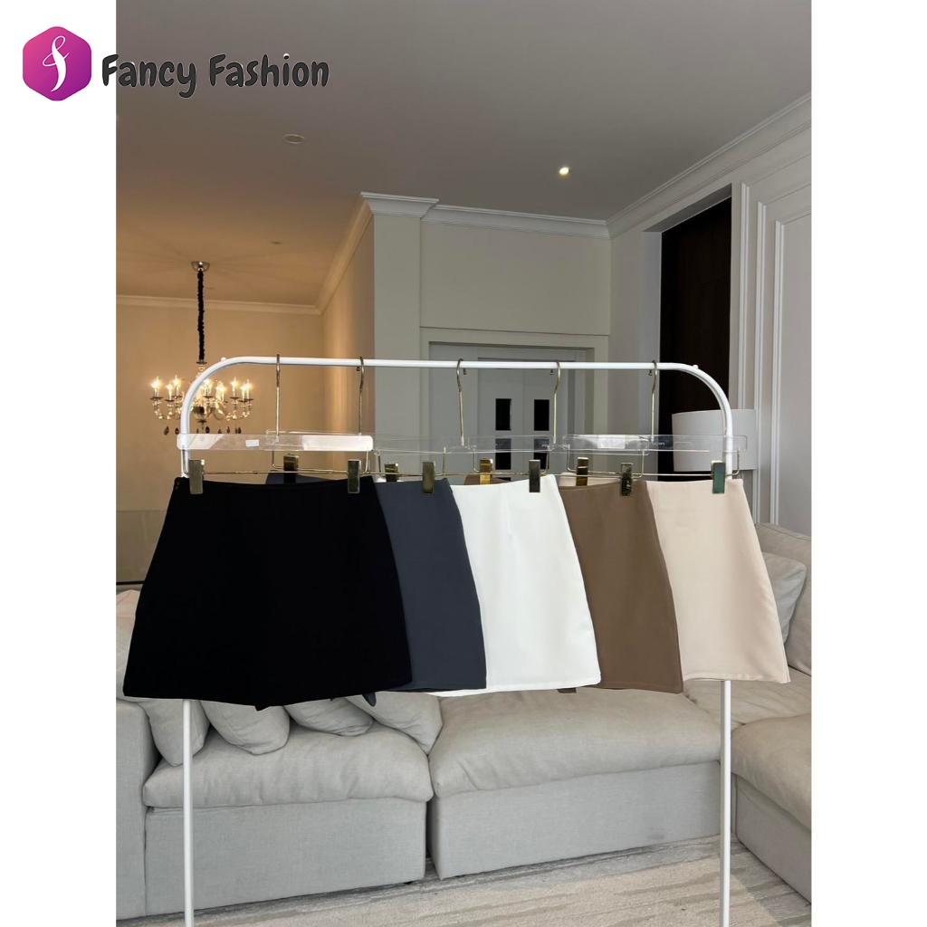 Fancy Basic skirt กระโปรงกางเกง (กระโปรงรอบตัว) กระโปรงสั้นเอวสูงซิปข้างเบสิค มีซับใน มีไซส์ S-XL