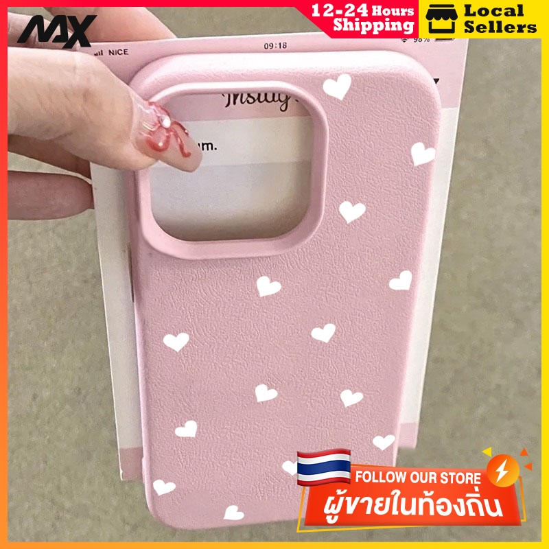 ฝาครอบโทรศัพท์นุ่มได For iPhone11 13 15 เคส ไอโฟน12 14 ProMax 7 8Plus X XR XS รักกราฟิก