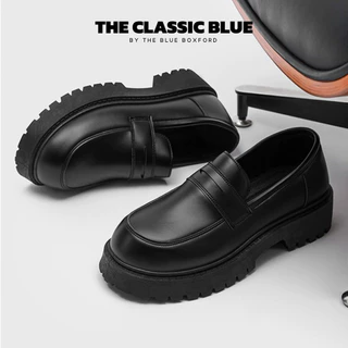 (พร้อมส่ง) The Classic blue - ZERMATT loafer shoes รองเท้าหนังโลฟเฟอร์ - ไซส์ใหญ่สุด 44 ยาว 27.5 ซม.