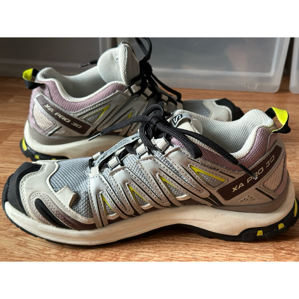 ส่งต่อรองเท้าผ้าใบ รองเท้าเทรล Salamon XA PRO 3D มือสอง Size7.5UK