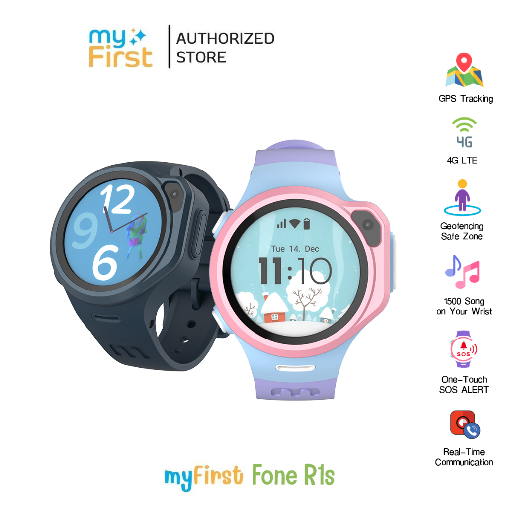 [พร้อมส่ง]  นาฬิกาอัจฉริยะ สำหรับเด็ก myFirst Fone R1s (รับประกันศูนย์ไทย 1 ปี)