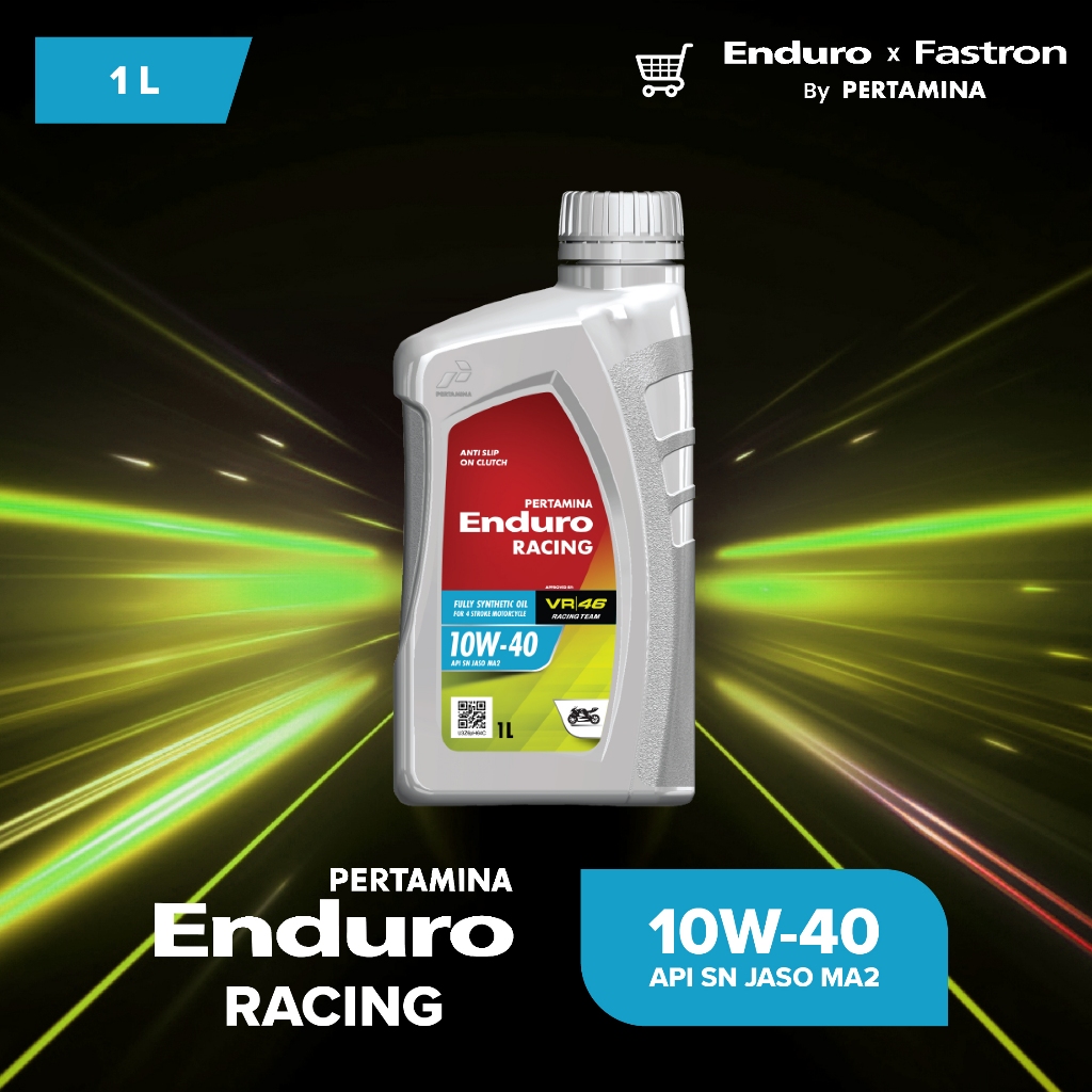 ENDURO 4T RACING 10W-40 ขนาด 1L น้ำมันเครื่องรถจักรยานยนต์ 4 จังหวะคุณภาพสูง