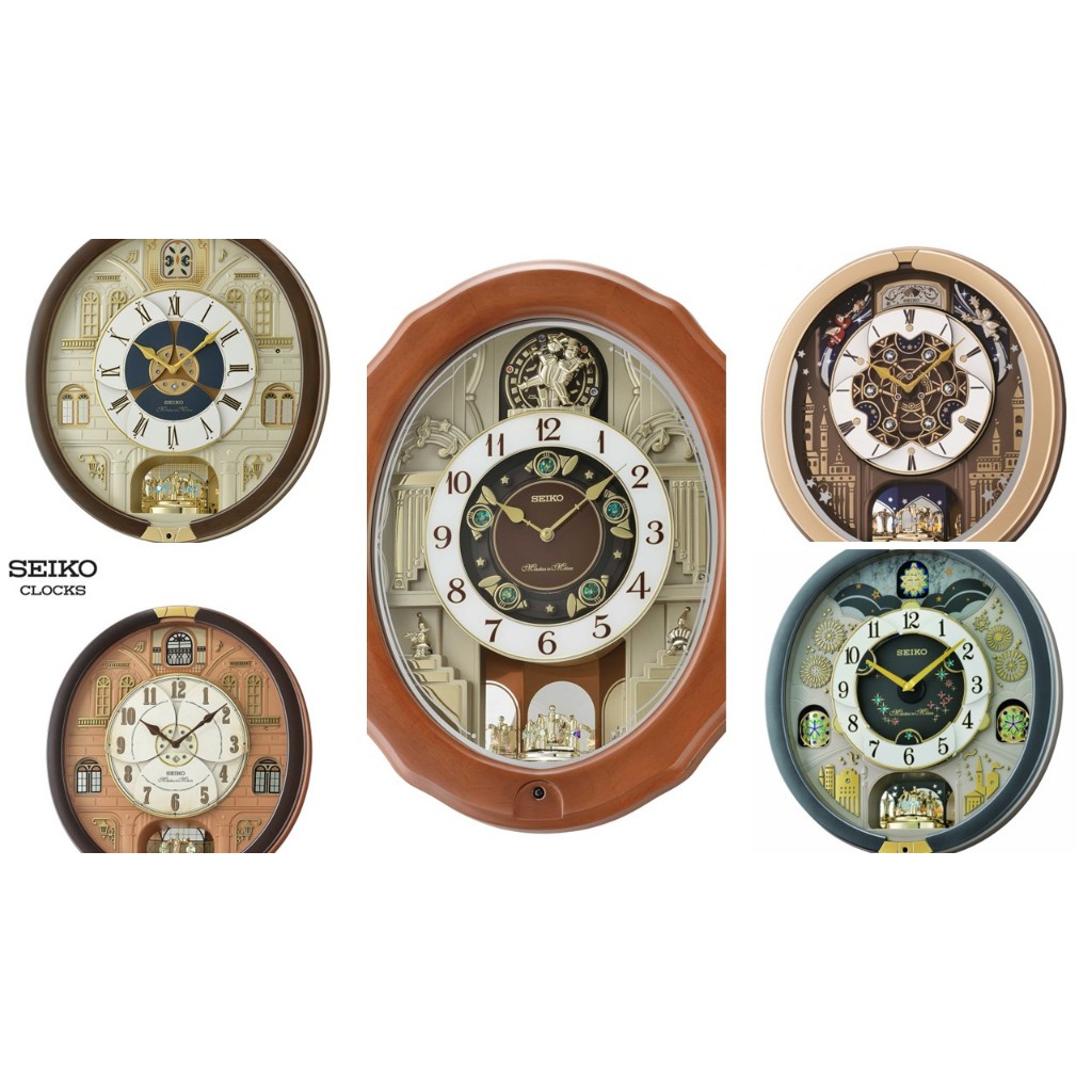 นาฬิกาแขวนเสียงดนตรี ไซโก้ Seiko Melody QXM QXM397S QXM378B QXM387G QXM350G QXM371B QXM384B QXM385N QXM601B QXM604B