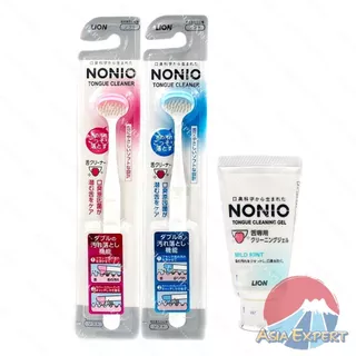 LION NONIO Tongue Cleaner / Cleaning Gel 45g ที่แปรงลิ้น 2สี เจลทำความสะอาดลิ้น