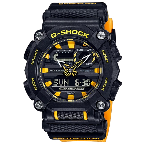 G-Shock นาฬิกาข้อมือผู้ชาย สายเรซิ่น รุ่น GA-900A,GA-900A-1A9