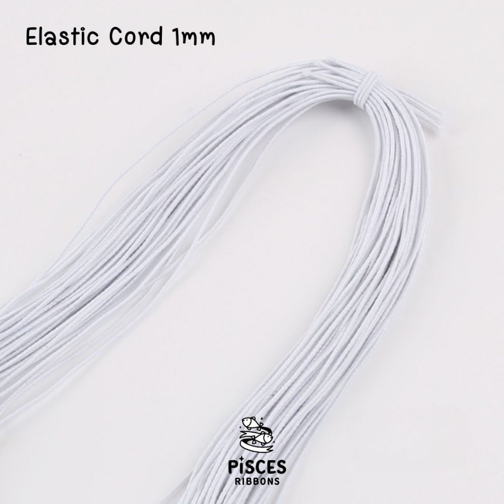1 ม้วน【25 หลา】/【350 หลา】*ยางยืดคอร์ด 0.3 มิล / 3 มิล Elastic Cord 0.3mm / 1 mm. – High Elasticity Round Rubber String - รูปที่ 4