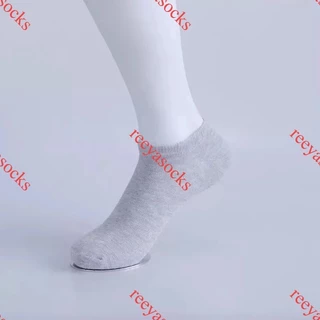 ⚡️ถุงเท้าข้อสั้น 👉20คู่=129บาท👈แพคกิ้งป้ายแขวง 🧸ถุงเท้าสไตล์ญี่ปุ่น ผ้านิ่ม ขาว ดำ เทา ลาย พร้อมส่งจากไทย🎁 reeyasocks