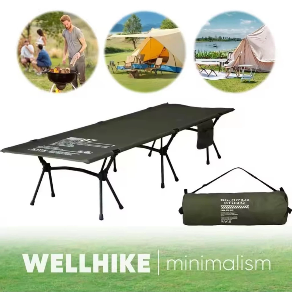 WELLHIKE เตียงพับแคมป์ปิ้ง Ultralight สำหรับเดินป่าท่องเที่ยว thumbnail 5