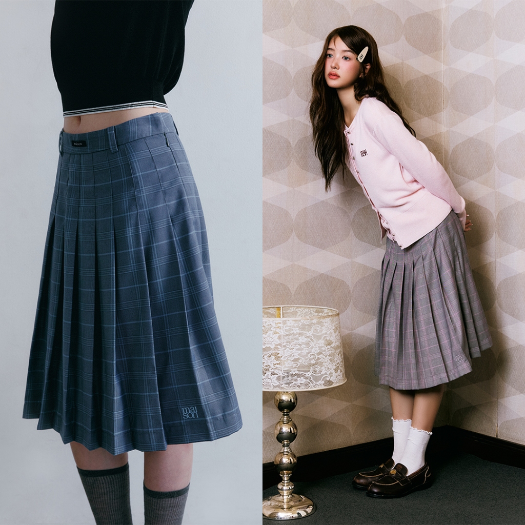 maison KEEPS | Lyla Pleated Midi Skirt | กระโปรงพลีท