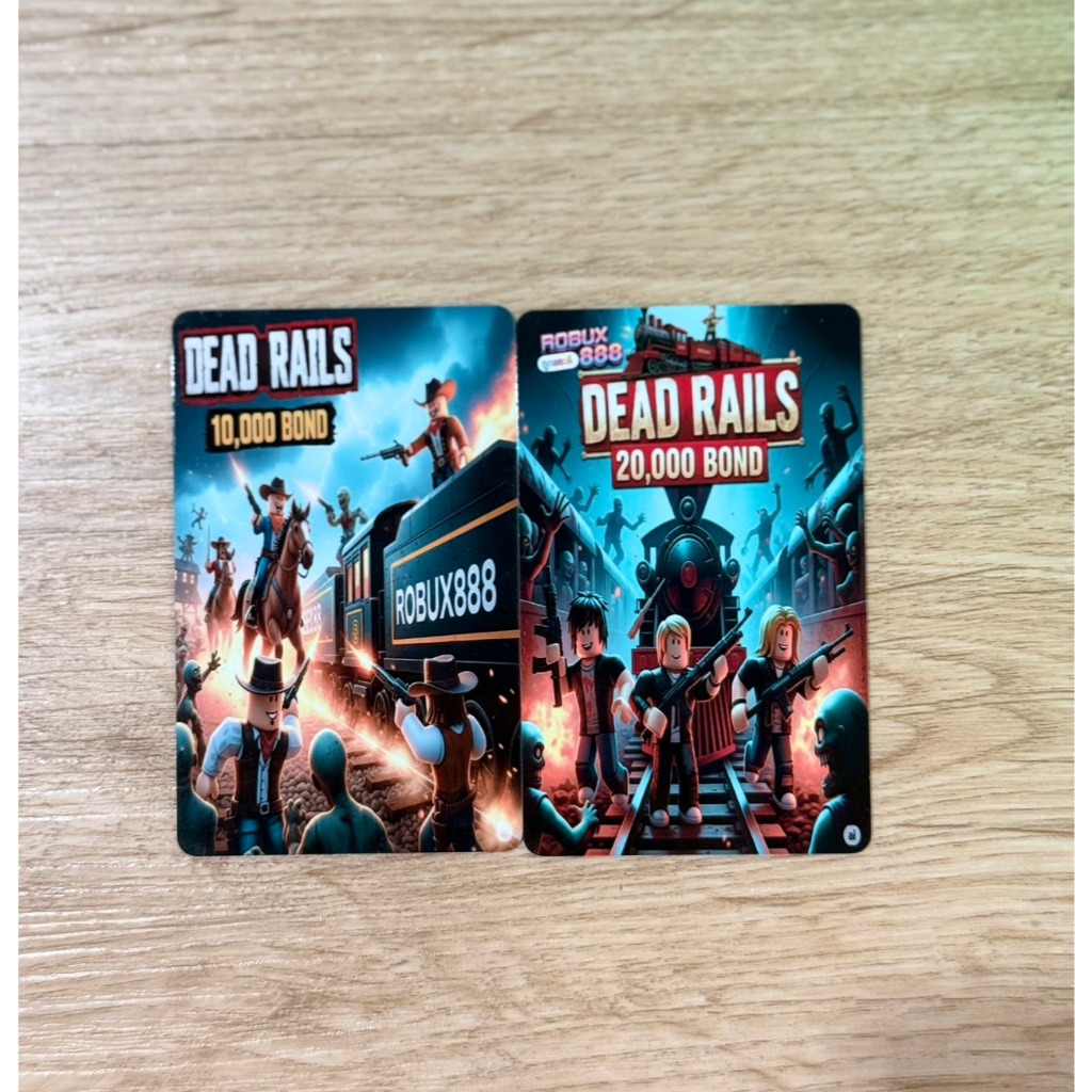 การ์ดไก่ตัน Dead Rails  พร้อมส่งทุกใบ ขูดโค้ด ได้ทันที ไม่ต้องรอ