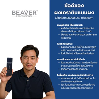 BEAVER Hair Building Fibers: ผงโรยผมไฟเบอร์เคราตินแท้ เพิ่มผมหนาใน 1 นาที (สูตร 2025)