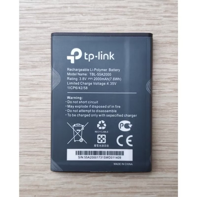 TBL55A2000 แบตเตอรี่สำหรับ TP-LINK 4G mobile Wi-Fi TBL-55A2000