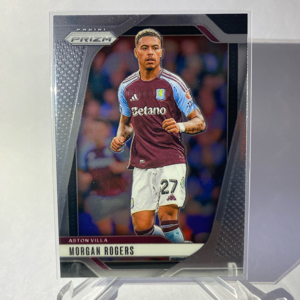 การ์ดนักฟุตบอลสำหรับสะสม ASTON VILLA, PANINI PRIZM 2025