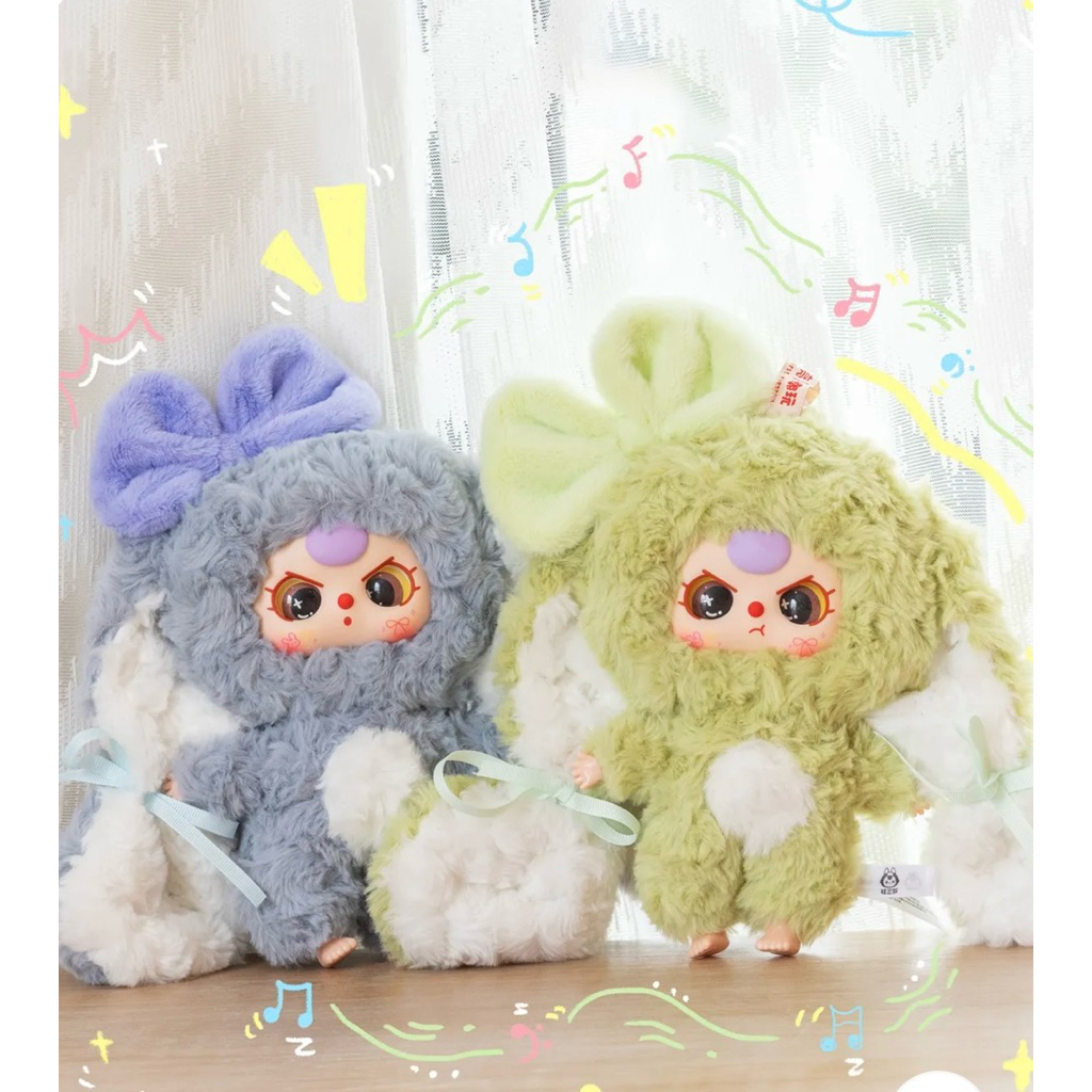 พร้อมส่งจากไทย ( จุ่มเดียว ) พวงกุญแจ Baby three bunny กระต่ายดีเทิร์น ของแท้ 100% - รูปที่ 5