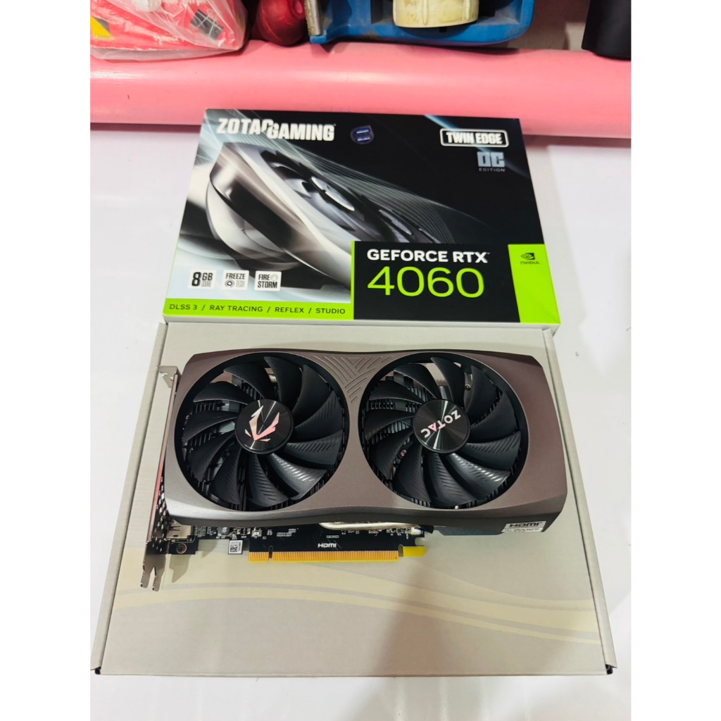 ขายการ์ดจอมือสอง ZOTAC GAMING GEFORCE RTX 4060 8GB TWIN EDGE OC - 8GB GDDR6