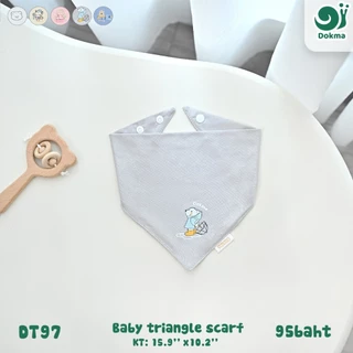 Dokma ผ้ากันเปื้อนเด็ก ผ้าคอตตอน ผ้าใยไผ่ Baby bib