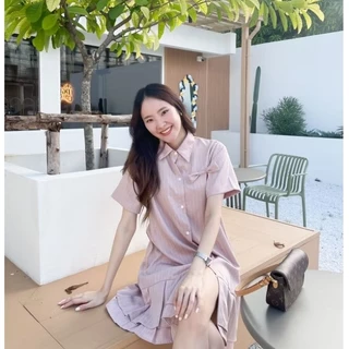 Sally dress เดรสสั้น เดรสเชิ้ต เสื้อเชิ้ต อก38 ยาว35นิ้ว